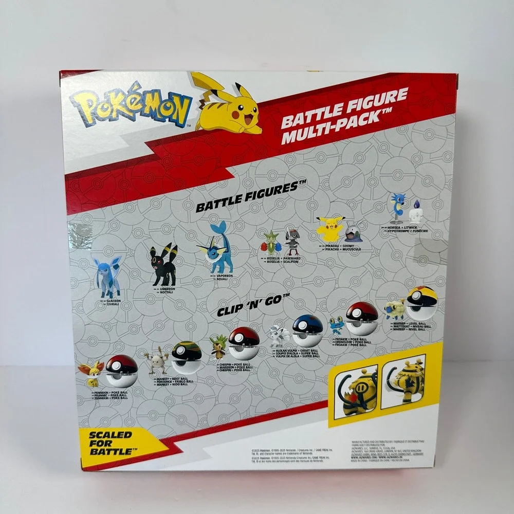 Pokemon Battle Figure Multi-Pack Kids 10 Figures Multicolor Pikachu Electivire‎